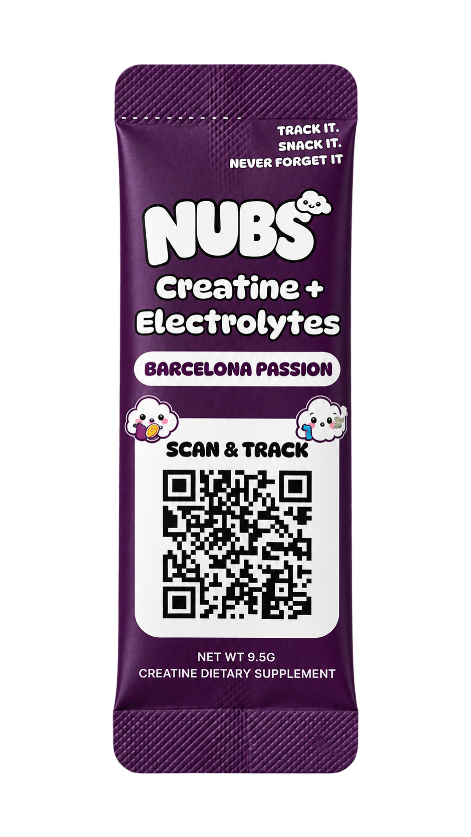 A single Nubs creatine and electrolytes stick