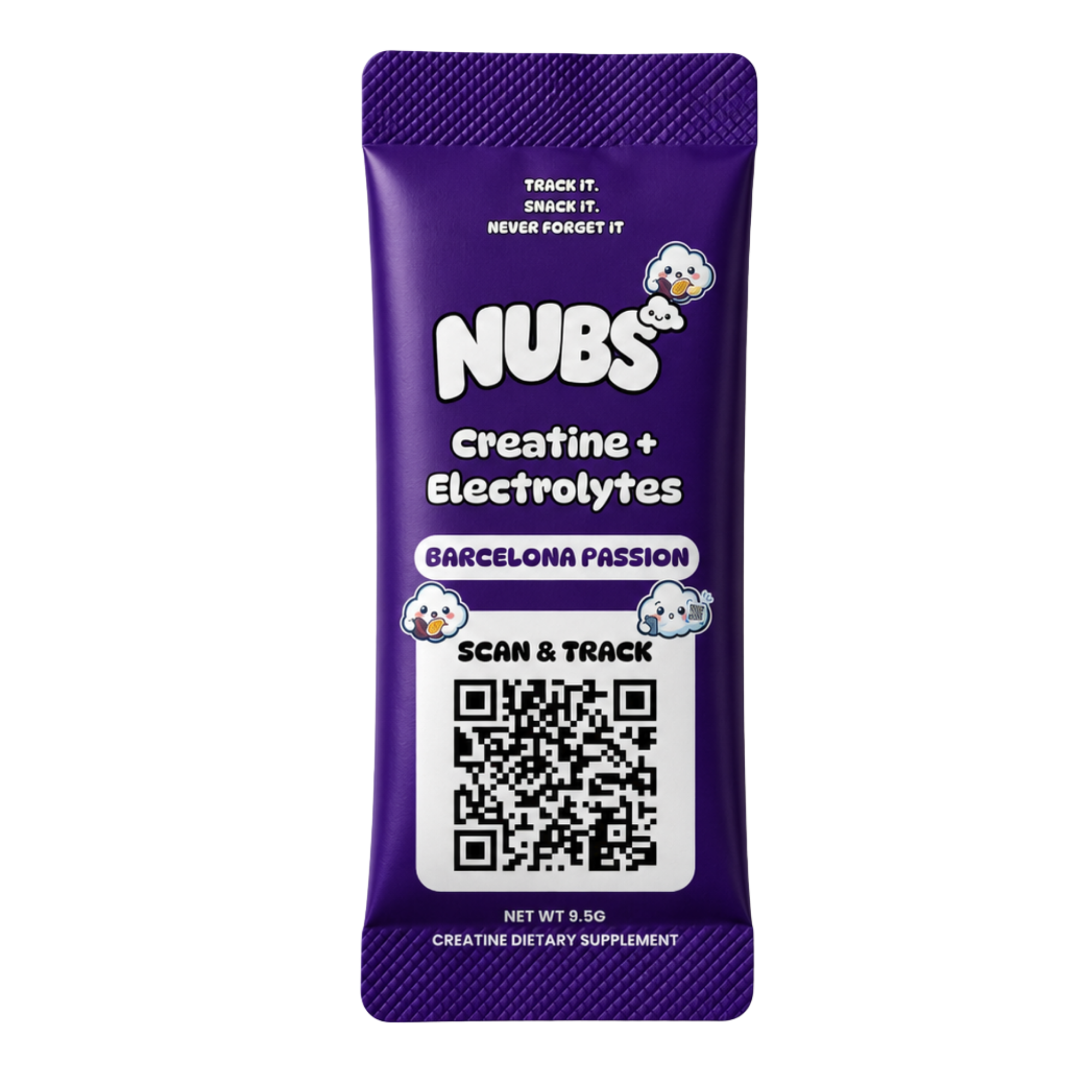A single Nubs creatine and electrolytes stick